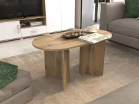 V lábú Dohányzóasztal Ovál Tetővel